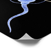 The Very First Cture Of Me Funny Sperm Holding Bee Poster (Hoek)