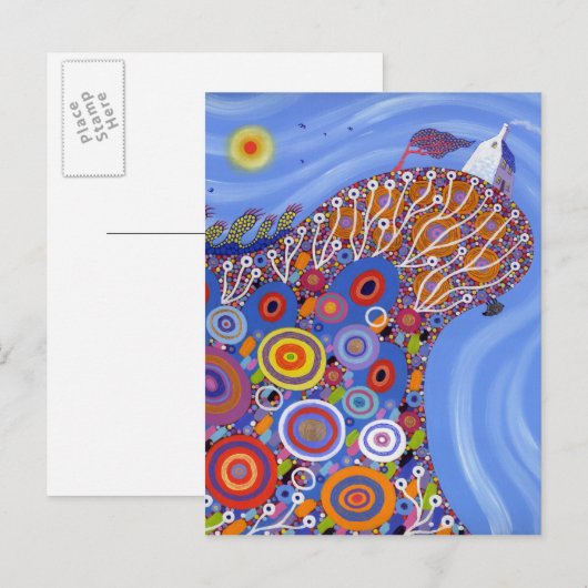 The Very Precarious Sheep 2014 Briefkaart (Voorkant / Achterkant)