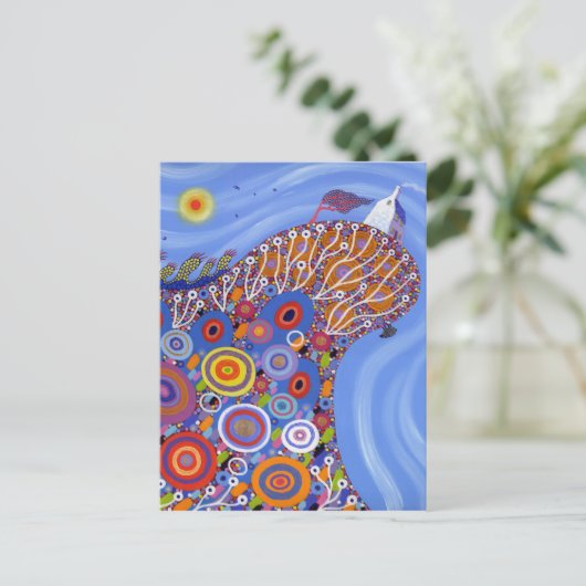 The Very Precarious Sheep 2014 Briefkaart (Staand voorkant)