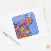 The Very Precarious Sheep 2014 Vierkante Sticker (Envelop)