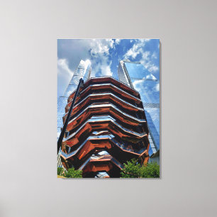 The Vessel, New York, NY, Verenigde Staten Canvas Afdruk