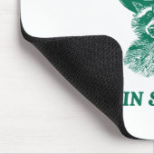 The Vibes Are In Shambles Sarcastic Funny Raccoon  Muismat (Hoek)