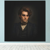 The Victorian Man Canvas Afdruk (Insitu (Houten vloer))