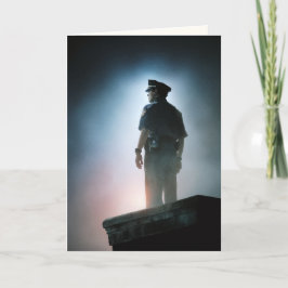 "The Vigilant" Condoleancekaart Kaart