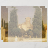 The Villa Malta, Rome door Lord Frederic Leighton (Voorkant / Achterkant)