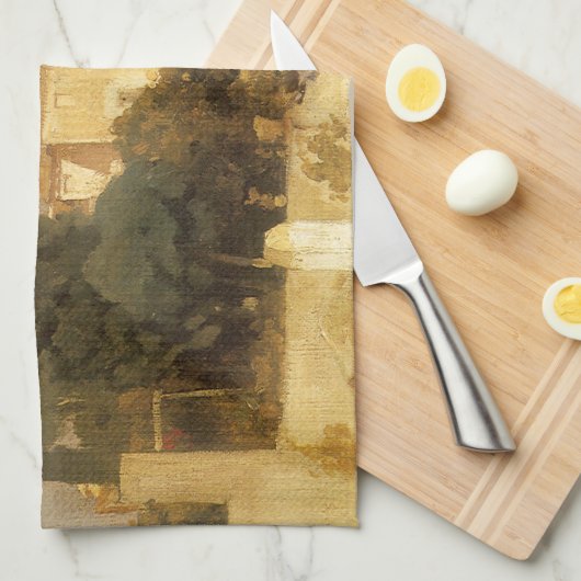 The Villa Malta, Rome door Lord Frederic Leighton Theedoek (Quarter Fold)