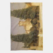 The Villa Malta, Rome door Lord Frederic Leighton Theedoek (Verticaal)