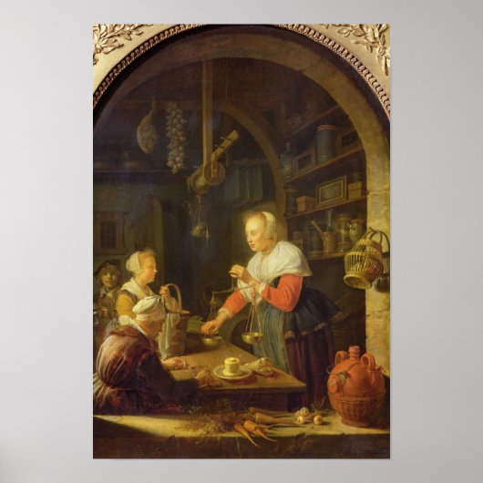 The Village Grocer, 1647 Poster (Voorkant)
