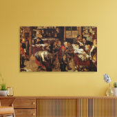 The Village Lawyer, 1621 Canvas Afdruk (Insitu (Woonkamer))