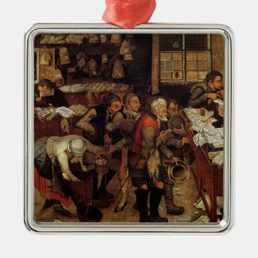 The Village Lawyer, 1621 Metalen Ornament (Voorkant)