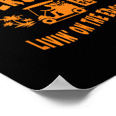 The Village Of Waters Edge Tv Fl Golf Cart Design  Poster (Hoek)