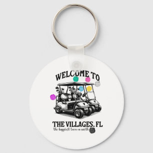 The Villages Florida Fl Pensioen Grappig Golf Loof Sleutelhanger