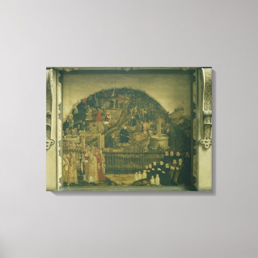 The Vineyard of the Lord, 1569 Canvas Afdruk (Voorkant)