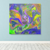 "The Violet Guardian from Unseen" door Paul Buică Canvas Afdruk (Insitu (Houten vloer))