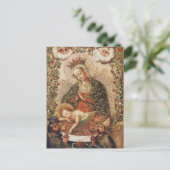 The Virgin Adoring the Christ Child at Christmas Briefkaart (Staand voorkant)