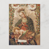 The Virgin Adoring the Christ Child at Christmas Briefkaart (Voorkant)
