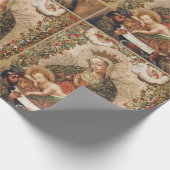 The Virgin Adoring the Christ Child at Christmas Cadeaupapier (Hoek)