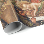 The Virgin Adoring the Christ Child at Christmas Cadeaupapier (Rol Hoek)