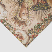 The Virgin Adoring the Christ Child at Christmas Tissuepapier (Detail)