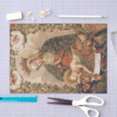 The Virgin Adoring the Christ Child at Christmas Tissuepapier (Craft)