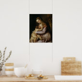 The Virgin and Child, c.1570-76 Poster (Keuken)