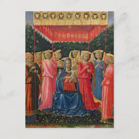 The Virgin and Child with Angels, c.1440-50 Briefkaart (Voorkant)