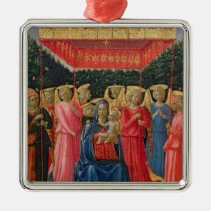The Virgin and Child with Angels, c.1440-50 Metalen Ornament