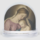 The Virgin and Infant by Giovanni Battista Salvi Sneeuwbol (Achterkant)