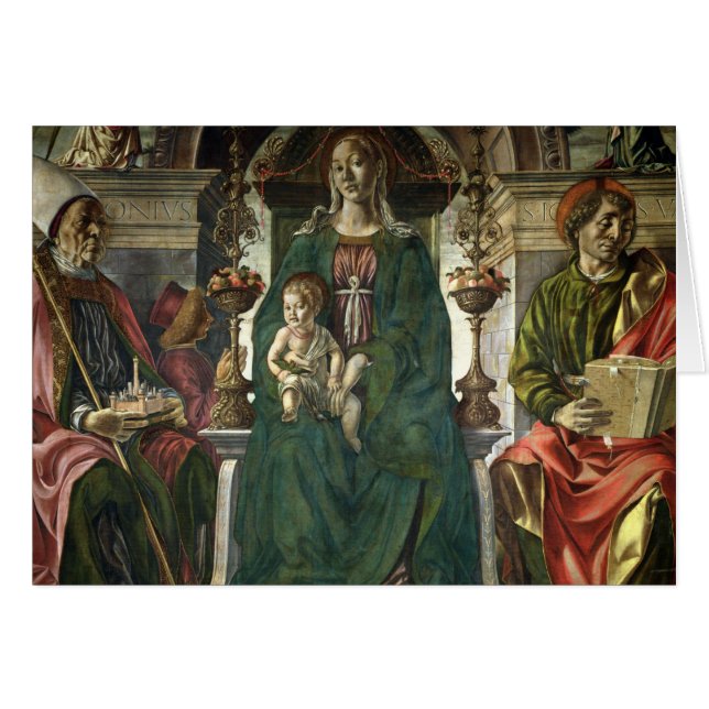The Virgin and Saints, 1474 (Voorkant Horizontaal)