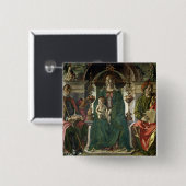 The Virgin and Saints, 1474 Vierkante Button 5,1 Cm (Voorkant /achterkant)