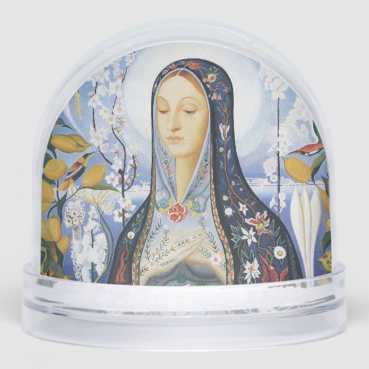 The Virgin by Joseph Stella Sneeuwbol (Voorkant)