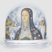 The Virgin by Joseph Stella Sneeuwbol (Achterkant)