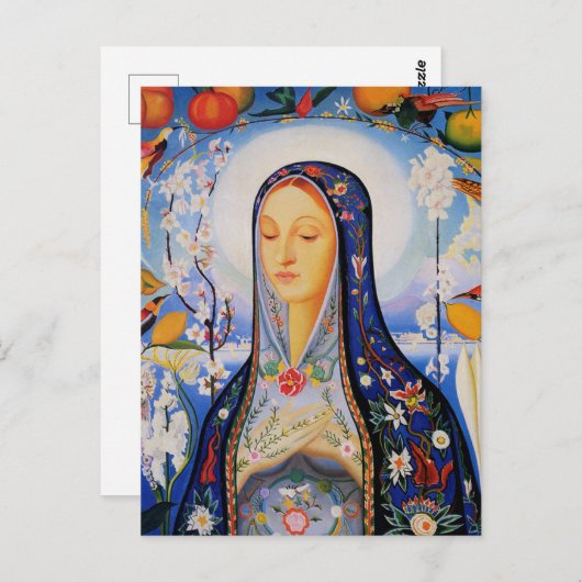 The Virgin - Joseph Stella Briefkaart (Voorkant / Achterkant)