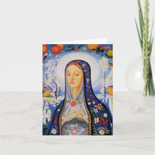 The Virgin - Joseph Stella Kaart (Voorkant)