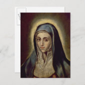 The Virgin Mary, c.1594-1604 Briefkaart (Voorkant / Achterkant)