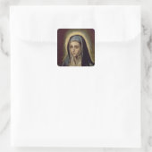 The Virgin Mary, c.1594-1604 Vierkante Sticker (Tas)