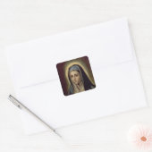 The Virgin Mary, c.1594-1604 Vierkante Sticker (Envelop)