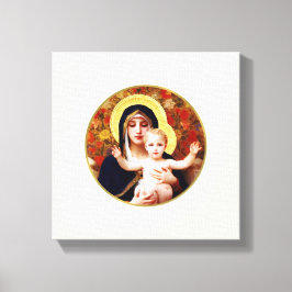 "The Virgin of the Lilies" Fine Art Wrapped Canvas