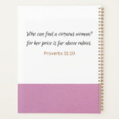 The Virtuous Woman Planner (Achterkant)
