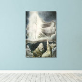 The Vision of Eliphaz, 1825 Canvas Afdruk (Insitu (Houten vloer))