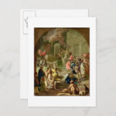 The Vision of St. Benedict, c.1760 Briefkaart (Voorkant / Achterkant)