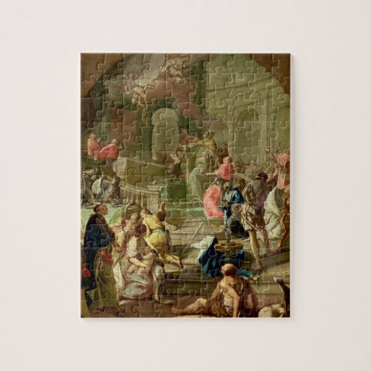 The Vision of St. Benedict, c.1760 Legpuzzel (Verticaal)