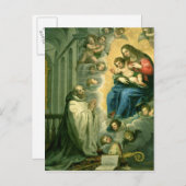 The Vision of St. Bernard, 1634 Briefkaart (Voorkant / Achterkant)