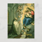 The Vision of St. Bernard, 1634 Briefkaart (Voorkant)