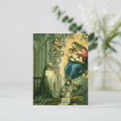 The Vision of St. Bernard, 1634 Briefkaart (Staand voorkant)
