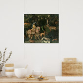 The Vision of St. Eustachius, c.1438-42 Poster (Keuken)