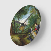 The Vision of St. Hubert, c.1620 (oil on panel) Ronde Klok (Hoek)