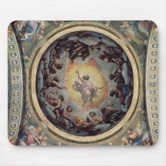 The Vision of St. John on Patmos, 1520-23 (fresco) Muismat (Voorkant)