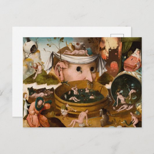 The Vision of Tondal, 1479, by Hieronymus Bosch Briefkaart (Voorkant / Achterkant)