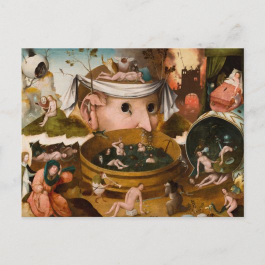 The Vision of Tondal, 1479, by Hieronymus Bosch Briefkaart (Voorkant)